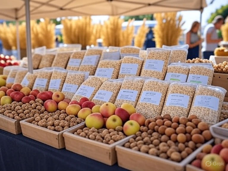 This scene highlights eco-friendly sourcing, connecting readers to real-world shopping for maximum value.